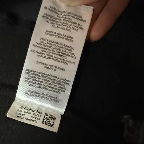 Columbia Black Full-Zip Fleece Titanium Jacket - Picture 7 of 7